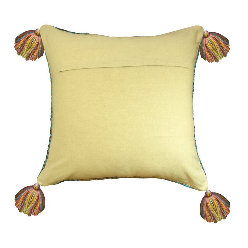 Geometric Cotton Throw Pillow