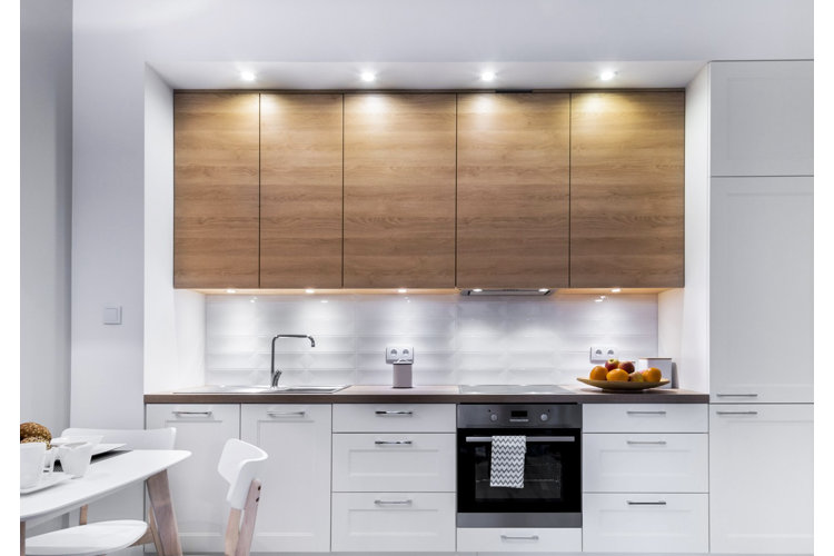 modern kitchen with bright daylight lighting