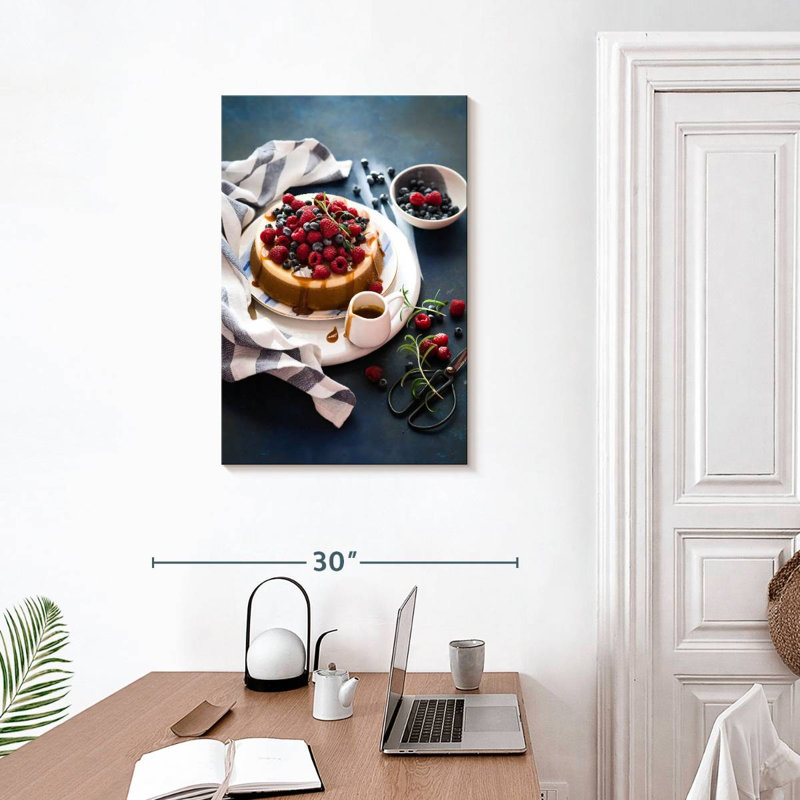 Yarlin Berry Cheesecake, 30" H x 20" W