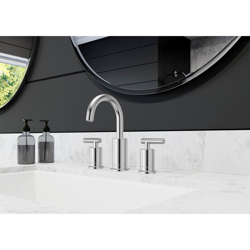 Contempra 8 in Widespread Bathroom Faucet, Polished Chrome
