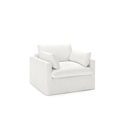 Luna Slipcovered Chair and a Half
