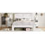 Queen size wooden bed with sturdy legs-187357064