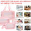 Clear Travel Toiletry Bags Set Of 4 – Waterproof PVC Makeup & Cosmetic Wash Bags With Dual Zips, Transparent Organiser Pouches For Women & Girls-121835179