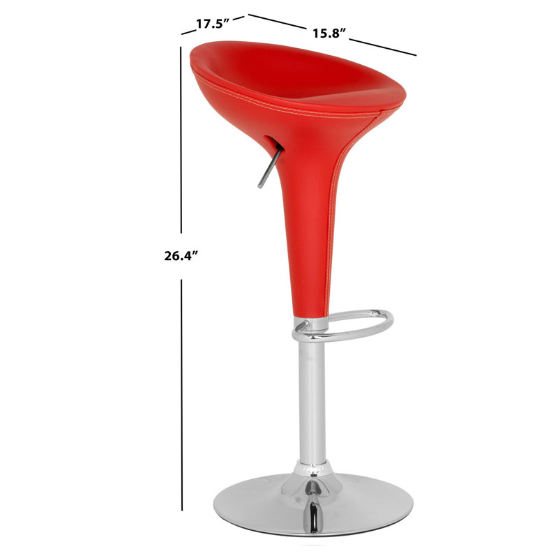 Tabouret de bar Bunky, Rouge