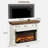 TV Stand for TVs up to 65"  with 36" 3-Sided Glass Electric Fireplace and Hidden Storage-32101460