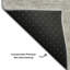 Tapis taupe lavable à la machine Premium-636231602