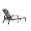 Chaise longue en fonte d'aluminium roulée beige avec tissage croisé et réglable, matériau, taille de l'emballage: 41,73 po x 24,41 po, 12,99 po, poids: roues de 40,79 lb, tissage, dimensions
