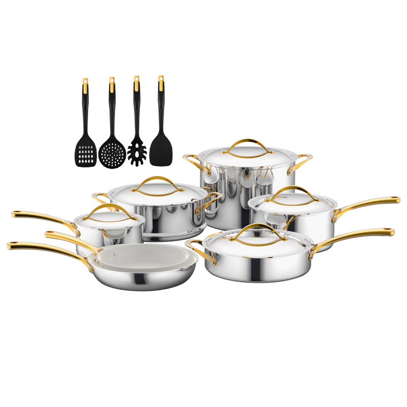 16 - Piece Non-Stick Aluminum Cookware Set