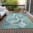 Machine Washable Indoor/Outdoor Braithwaite ACN2167 Geometric Rug-1388852198