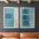 «Blue Blue Horizon I», toile encadrée de qualité supérieure - prête à être accrochée