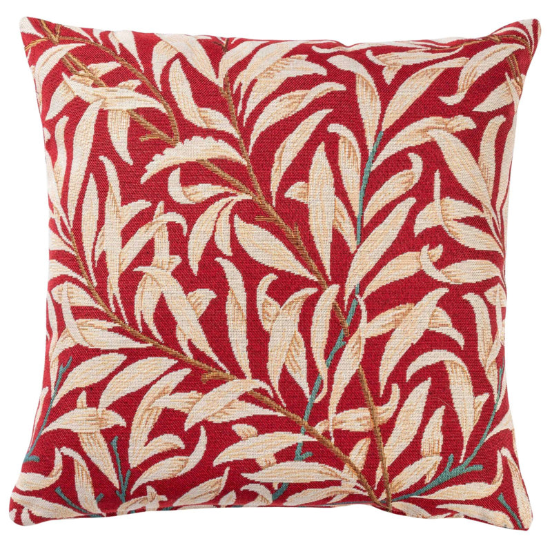 Floral Blue Cushion, 43x43cm, Synthetic filled