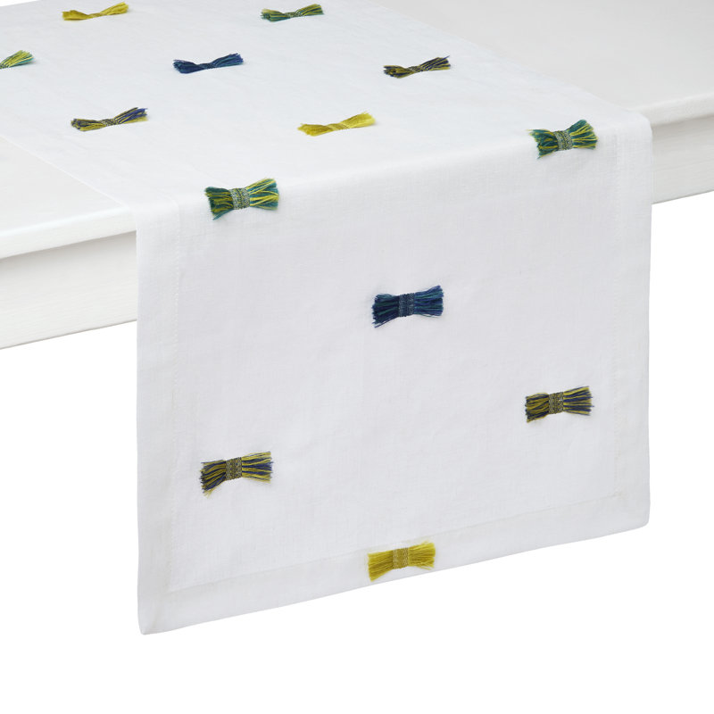 Bora Bora Geometric Table Runner, 108'' L x 16'' W