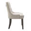 52.71cm H Tufted Polyurethane Upholstered Side Chair in Grey-442343461
