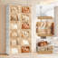 Armoire de rangement pour sac à main pliable à 5 niveaux avec portes magnétiques JEKO & JEKO, blanc-129414836