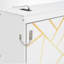 Lit escamotable, conception à pliage latéral peu encombrant, bois, éclairage DEL et port USB, moderne et contemporain, pièce multifonctionnelle-1501062361-1501062360
