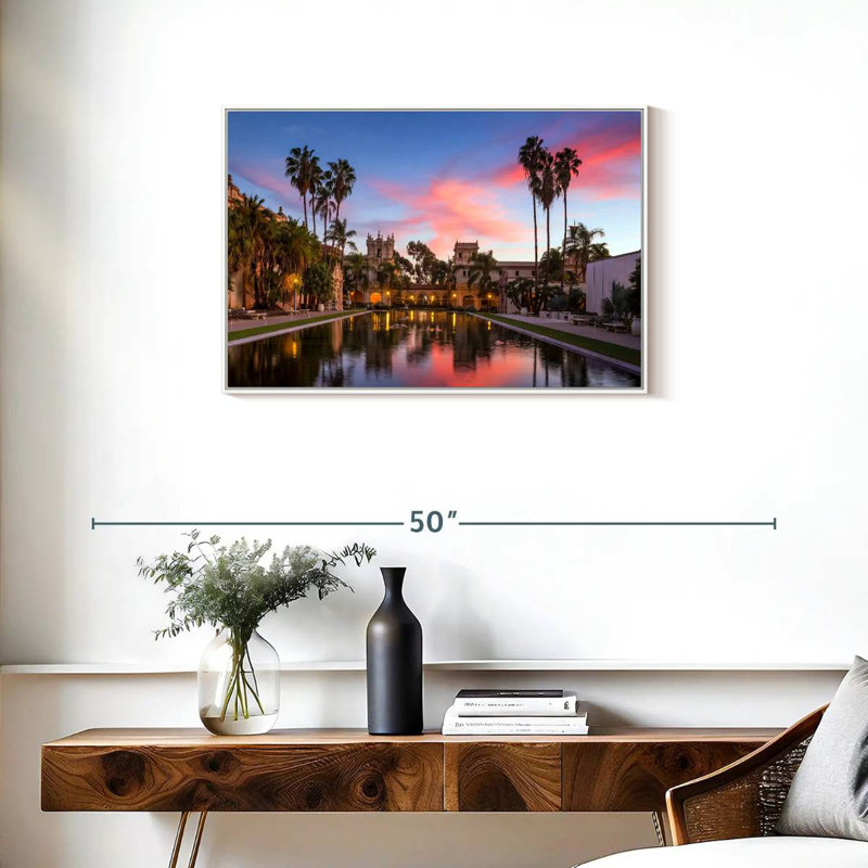 Casa De Balboa, Cadre flottant blanc, 31 po x 21 po