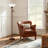 Adjustable Swing Arm Floor Lamp With Glass Shade, 71 Inch Tall Standing Lamp With 350° Rotation, 3-Way Dimmable Bulb Included, Vintage Pole Light For Living Room, Bedroom, Office