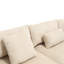 Velours côtelé modulaire beige - Spacieux et personnalisable, avec siège à ressorts ensachés en plastique massif et rembourré, siège modulaire surdimensionné confortable-186622279