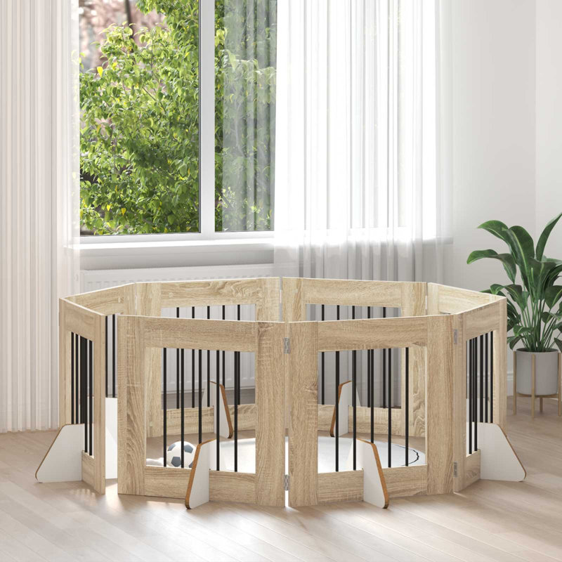 Engineered Wood Free Standing Pet Gate