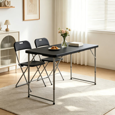 Table de camping pliante d'extérieur 4 pieds