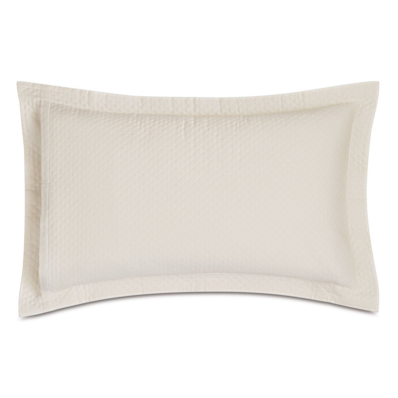 Matera Pillow Sham, Queen, Ivory