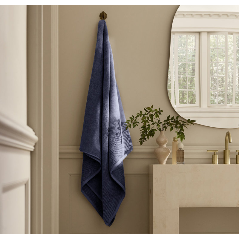Turkish Ultra Plush Bath Sheet - Coastal Navy, One Size