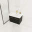 Meuble-lavabo mural 30 po avec lavabo, lavabo en résine à bords épais-561341861