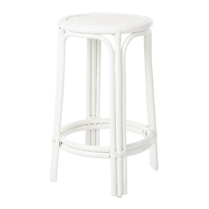Rosita Counter Stool, Counter Stool (26” Seat Height), White