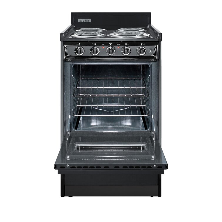 Summit 20 in. 2.3 cu. ft. Oven Freestanding Electric Range with 4