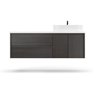 Gilded Single Right Bath Floating Vanity