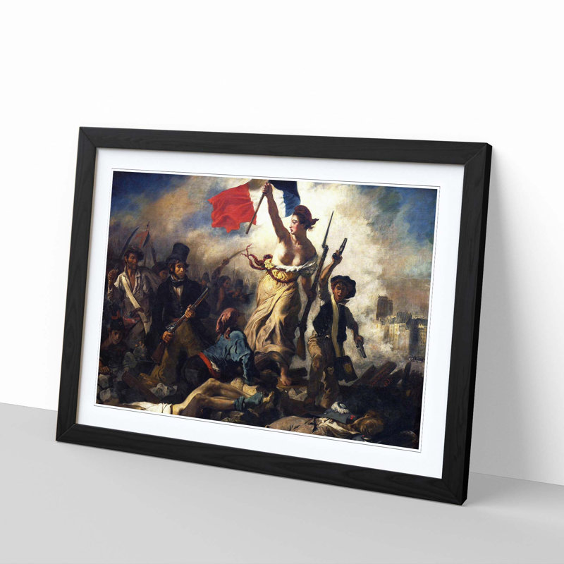 Eugene Delacroix - Single Picture Frame Painting, Black