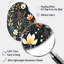 Bedard - Art mural en forme de poire floral en métal asymétrique-108113410