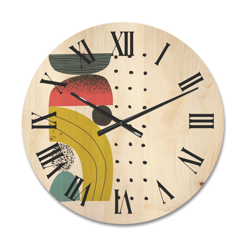 Horloge murale géométrique I, Moyenne