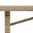 Latitude Run® Patio Table With Glass Top 74.8"X31.5"X29.1" Poly Rattan-264984751