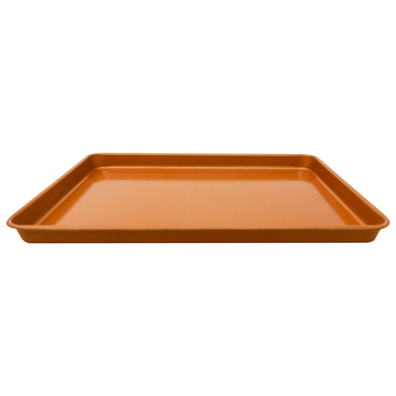 Copper Nonstick Aluminum Cookie Sheet with Ceramic Coating