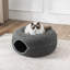 Grand lit tunnel pour chat