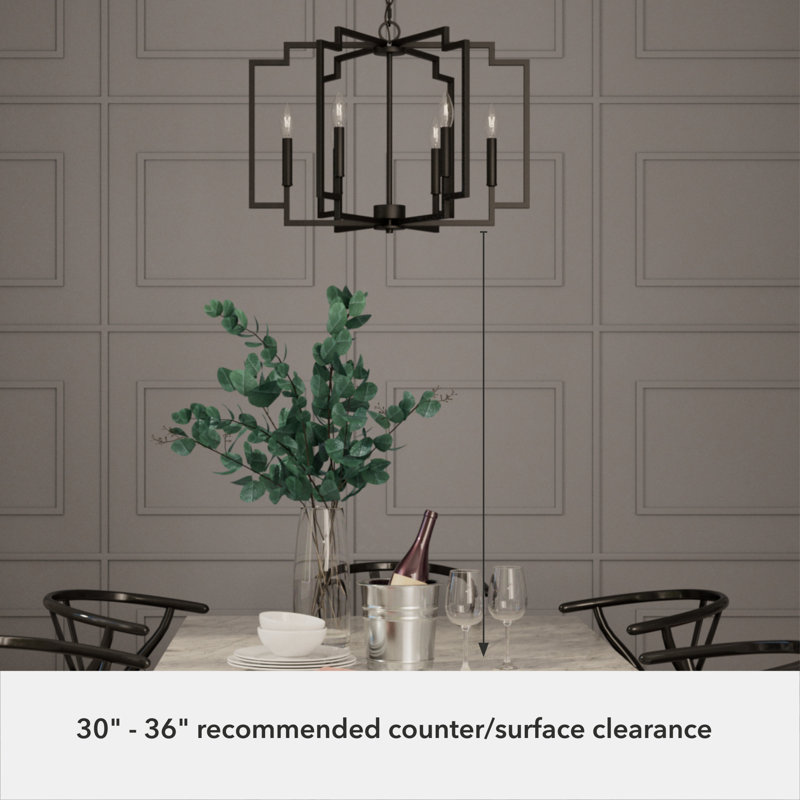 Zoanne Alturas Gold 24" Modern Glam Chandelier