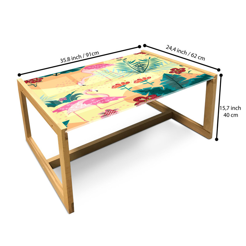 Ingra Sled Coffee Table, 90cm H x 62cm W x 40cm D