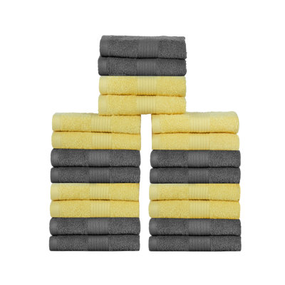 Wash Cloths 100% Cotton 600 GSM Soft Absorbent, Quick Drying 