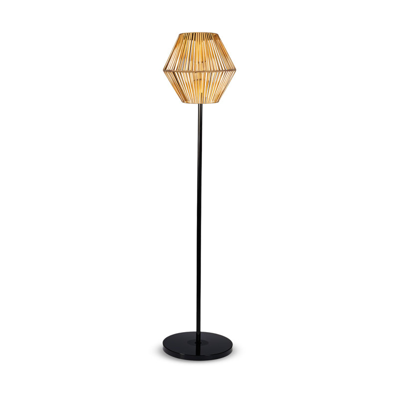 Tall Solar Powered Outdoor Barrel Lantern