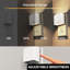 Paquet de 2, ensemble de 2 veilleuses carrées 3000K