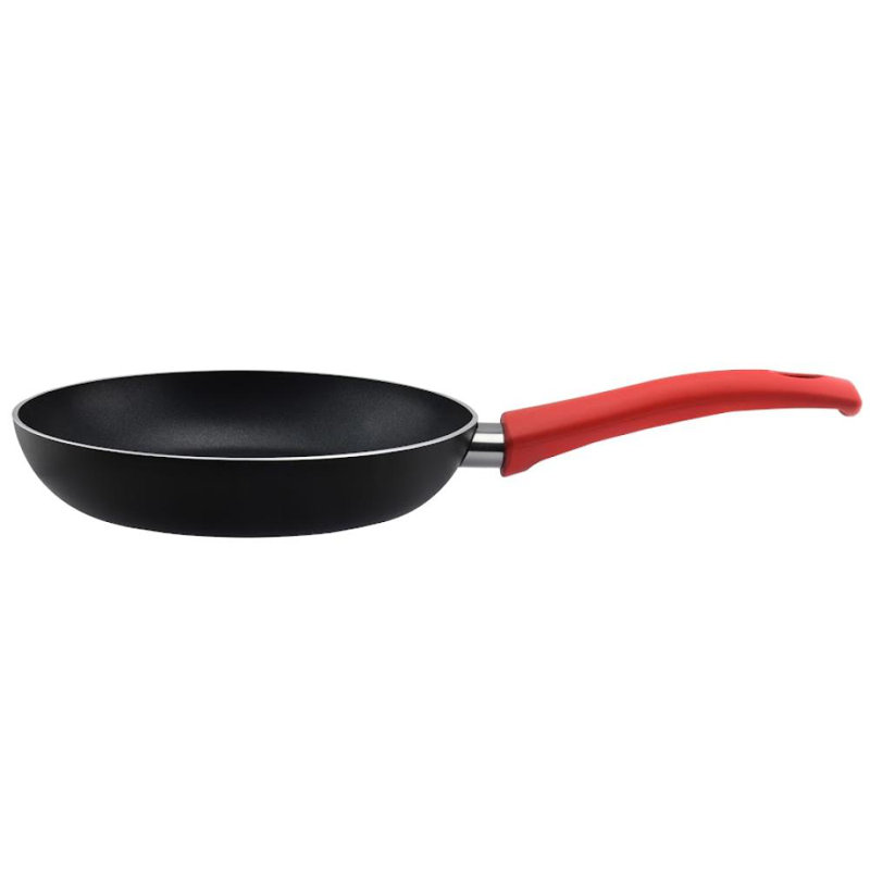 Poêle à frire anti-adhérent home ybm, 10 po, Rouge