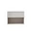 Ensemble de 2 tables de chevet murales avec tablette ouverte-1375109383