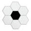 10.5'' W x 10.5'' L Vinyl Peel and Stick Mosaic Tile