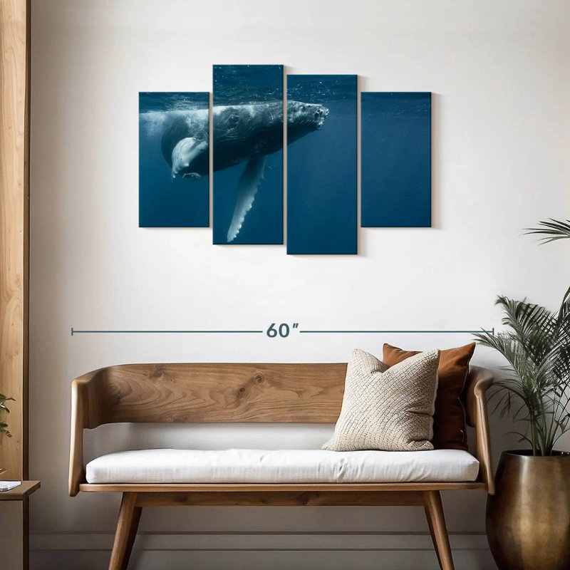 Baleine à bosse Brampt, H 27 po x l 43 po