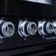 Six brûleurs avec barbecue noir, allumage électronique, deux lumières halogènes, grill pour îlot de 43 pouces, surface de cuisson totale de 990 pouces carrés, hotte à double doublure pour la rétention de la chaleur