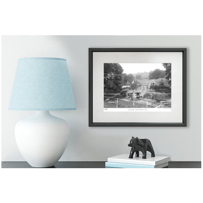Llanfor, The Bridge 1913 - Single Picture Frame Print, 45cm H x 60cm W x 2.3cm D