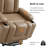 PU Leather Power Lift Recliner Chair, Faux Leather Recliner Chair Sofa with Massage and Heat-547560064