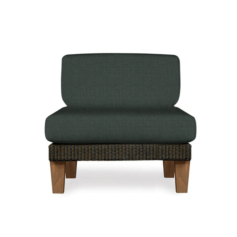 Catalina Outdoor Teak Lounge Chair, Mink, Remy Shadow