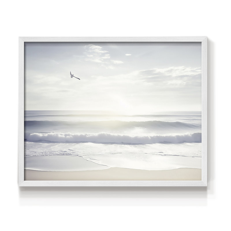 Nautical Series-LXXIII -Framed Print - Restickable, Blanc, H 16 po x l 20 po